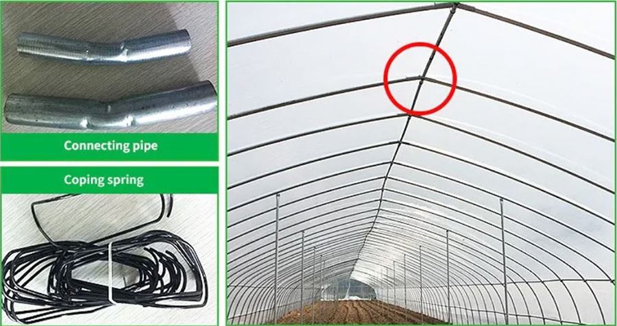 polyethylene plastic sheeting greenhouse made in china